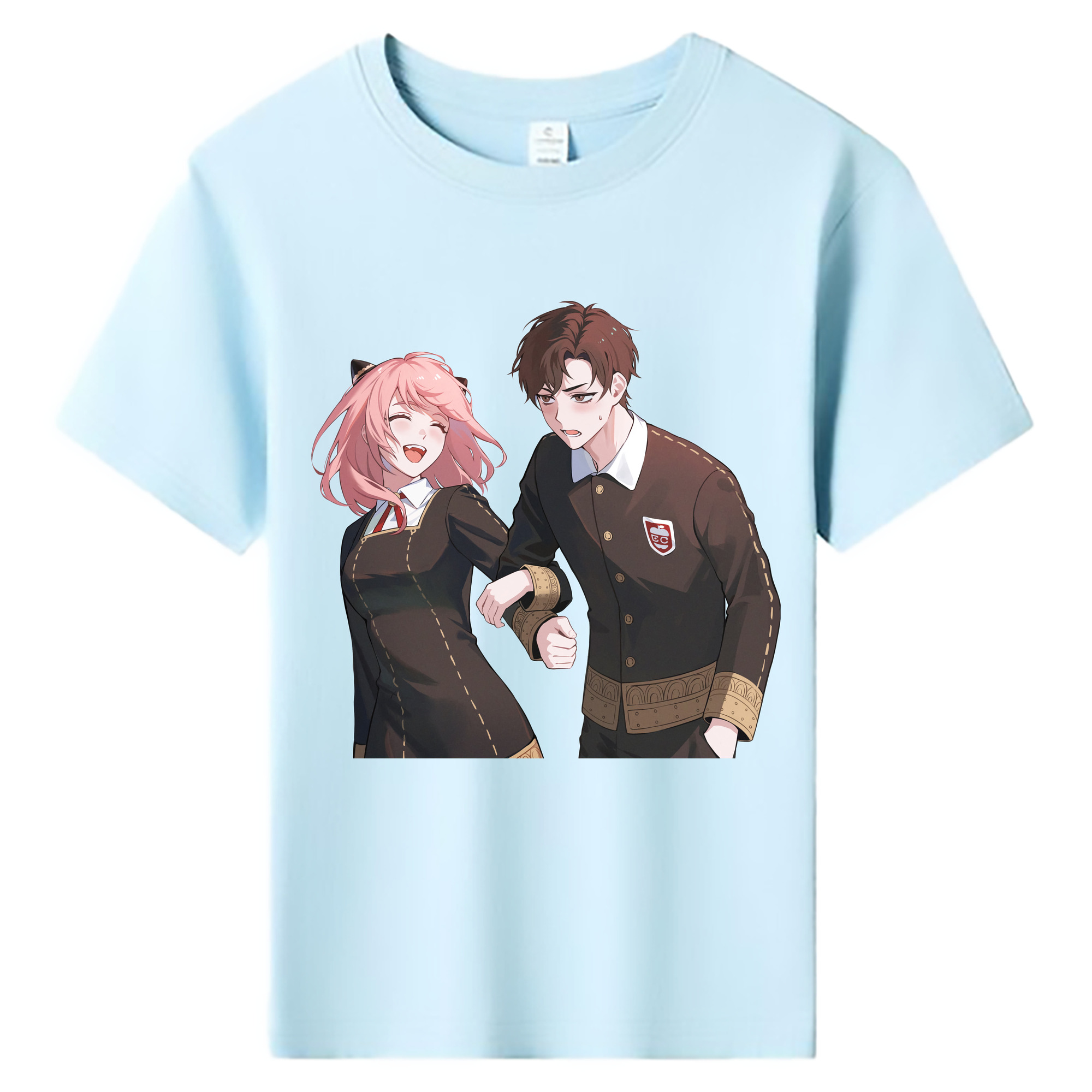 （画像用） SPY×FAMILY间谍家家酒 綿100％キッズTシャツ（フロントプリント）